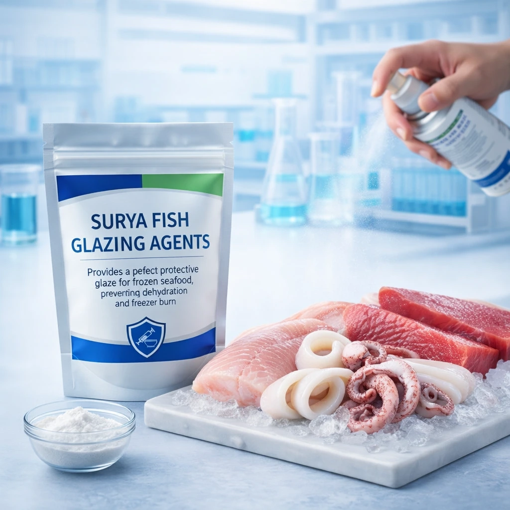 Glazing agents for frozen seafood from an additives supplier